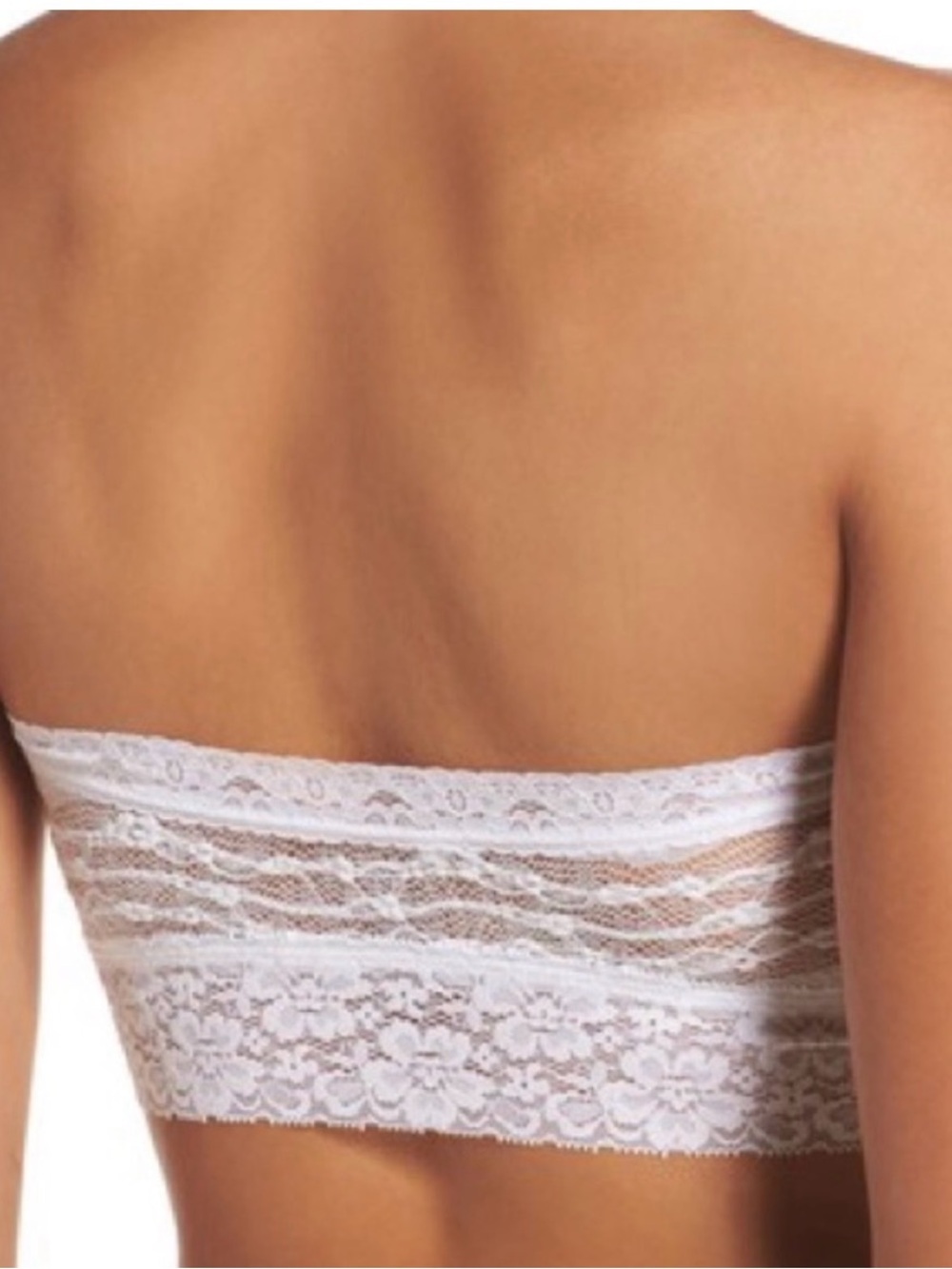 NWT Free People Intimately FreeWhite Lace Strapless Bandeau Top - Picture 5 of 5